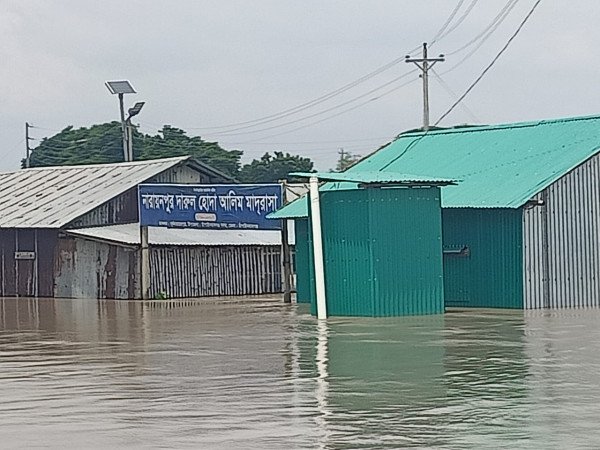 চাঁপাইনবাবগঞ্জে পদ্মা নদীতে আবারও পানি বাড়ছে