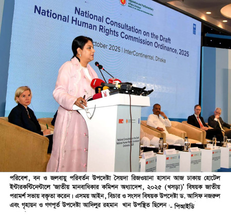 পরিবেশ মানবাধিকার রক্ষাকারীদের সুরক্ষা নিশ্চিত করতে হবে  -পরিবেশ, বন ও জলবায়ু উপদেষ্টা
