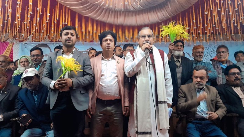 গাইবান্ধা-১ সুন্দরগঞ্জ আসনে বিএনপির বিশাল নির্বাচনী জনসভা অনুষ্ঠিত