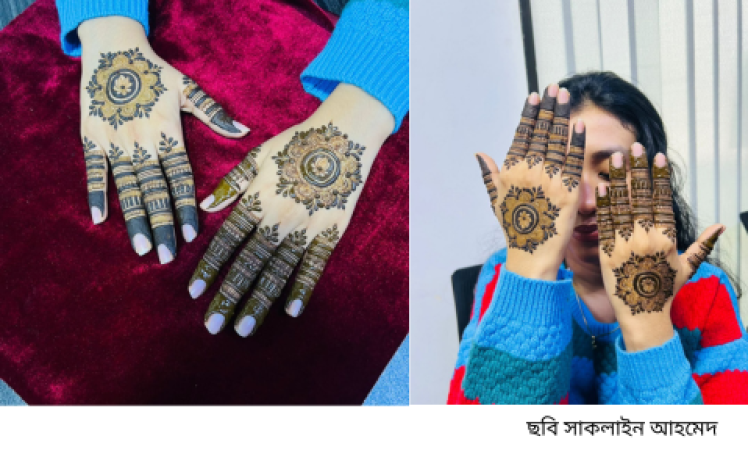 ঈদুল আযহা উপলক্ষে ধানমন্ডি কনভেনশন সেন্টারে মেহেদী উৎসব