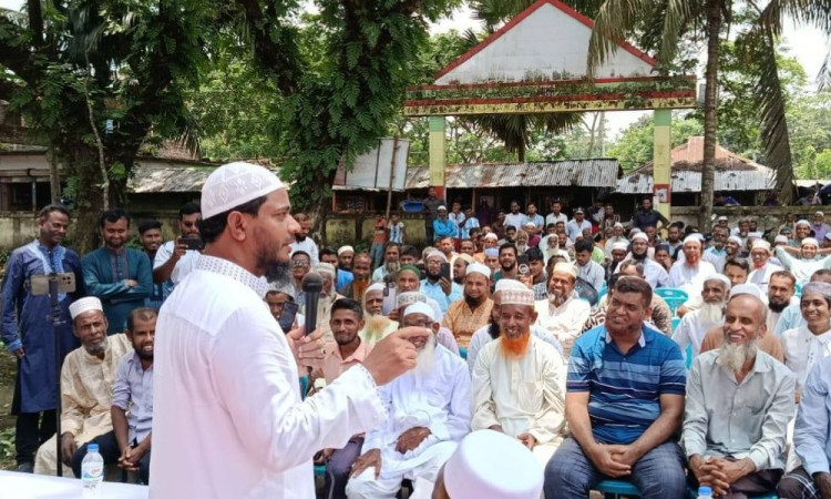 মটকা গরম করবেন না, সামলাইতে পারবেন না’: বাউফলে হুঙ্কার জামায়াত নেতা মাসুদের