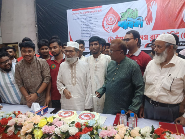 চাঁপাইনবাবগঞ্জ ব্লাড ইউনিটের দ্বিতীয় প্রতিষ্ঠা বার্ষিকী উদযাপন