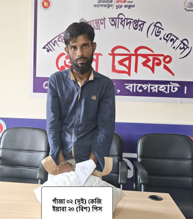 বাগেরহাটে গাঁজা-ইয়াবাসহ গ্রেফতার ১