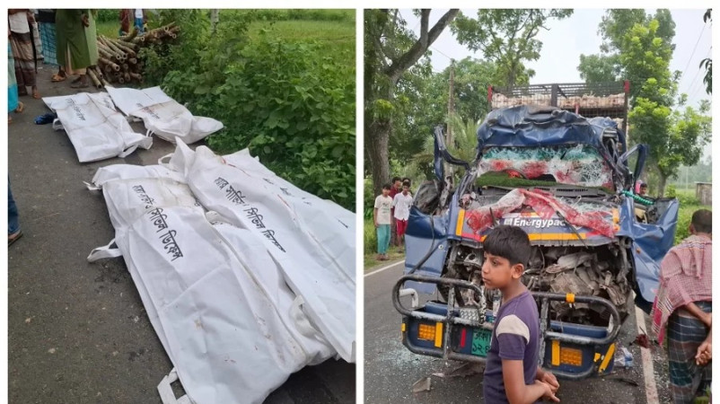 টাঙ্গাইলে ট্রাকে পিকআপের ধাক্কা, নিহত চারজন