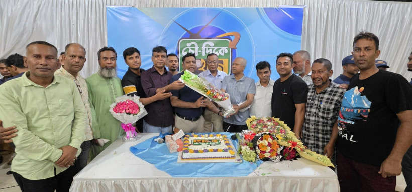এখন’ টেলিভিশনের চতুর্থ প্রতিষ্ঠাবার্ষিকীতে এমইউজে খুলনার শুভেচ্ছা