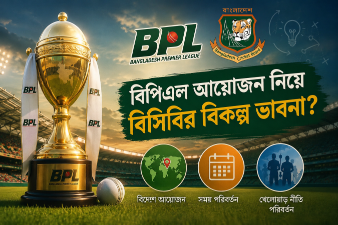 বিপিএল আয়োজন নিয়ে বিসিবির বিকল্প ভাবনা