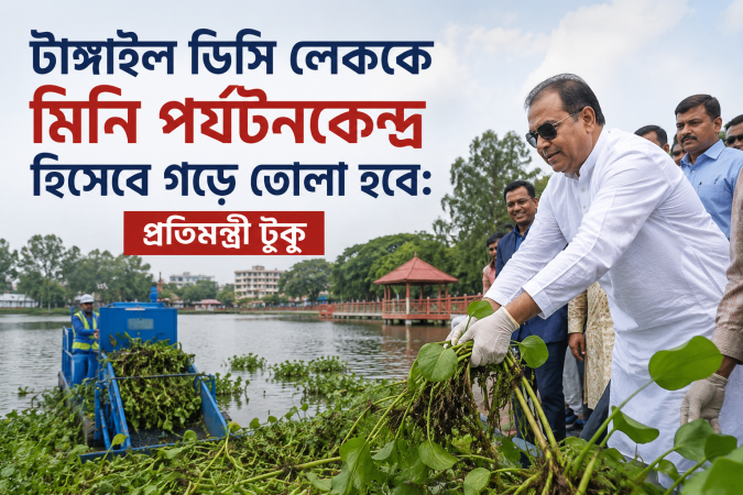 টাঙ্গাইল ডিসি লেককে মিনি পর্যটনকেন্দ্র হিসেবে গড়ে তোলা হবে: প্রতিমন্ত্রী টুকু