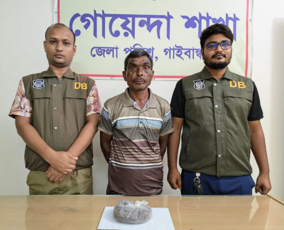 গাইবান্ধায় ডিবি পুলিশের মাদক বিরোধী অভিযানে গ্রেফতার -১ জন