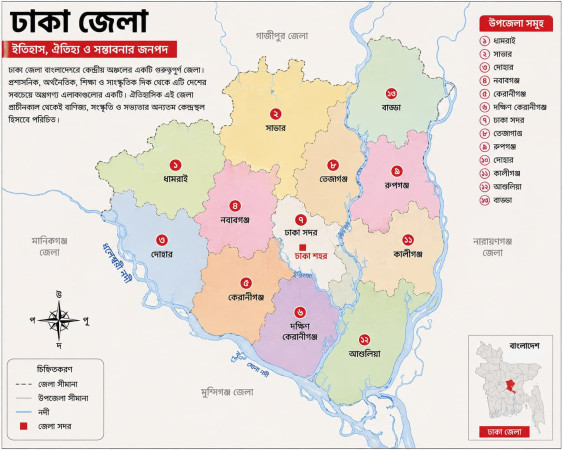 ইতিহাস-ঐতিহ্যের গৌরবময় অধ্যায়: রাজধানী হয়ে ওঠার গল্প  মুঘল রাজধানী থেকে স্বাধীন বাংলাদেশের প্রাণকেন্দ্র—চার শতকের ইতিহাসে ঢাকা