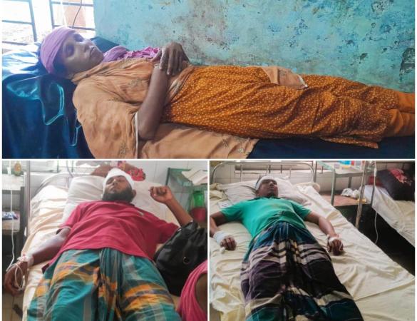 সুন্দরগঞ্জে চলাচলের রাস্তা নিয়ে বিরোধে হামলার অভিযোগ,নারীসহ আহত ৭