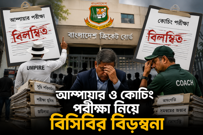 আম্পায়ার ও কোচিং পরীক্ষা নিয়ে বিসিবির বিড়ম্বনা