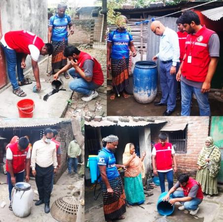 চাঁপাইনবাবগঞ্জে বাড়ি বাড়ি মিলছে ডেঙ্গুর লার্ভা, বাড়ছে ঝুঁকি