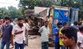অভয়নগরে ট্রেনের ধাক্কায় কয়লা বোঝাই ট্রাক চালক নিহত, হেলপার আহত