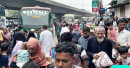 নাড়ির টানে শেষ মুহূর্তের ছোটোছুটি: ঈদের দ্বিতীয় দিনেও ফাঁকা ঢাকার বাস টার্মিনালে ঘরমুখো মানুষের উপচে পড়া ভিড়