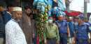কানসাট আম বাজার ও সড়ক দখলমুক্ত করতে প্রশাসনের উচ্ছেদ অভিযান