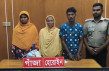 ভোলাহাটে হেরোইন ও গাঁজাসহ মা-ছেলেসহ একই পরিবারের ৩ জন আটক