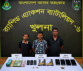 খুলনায় র‍্যাবের অভিযানে দুটি বিদেশি পিস্তল উদ্ধার, ‘বি কোম্পানির’ তিন সদস্য গ্রেপ্তার